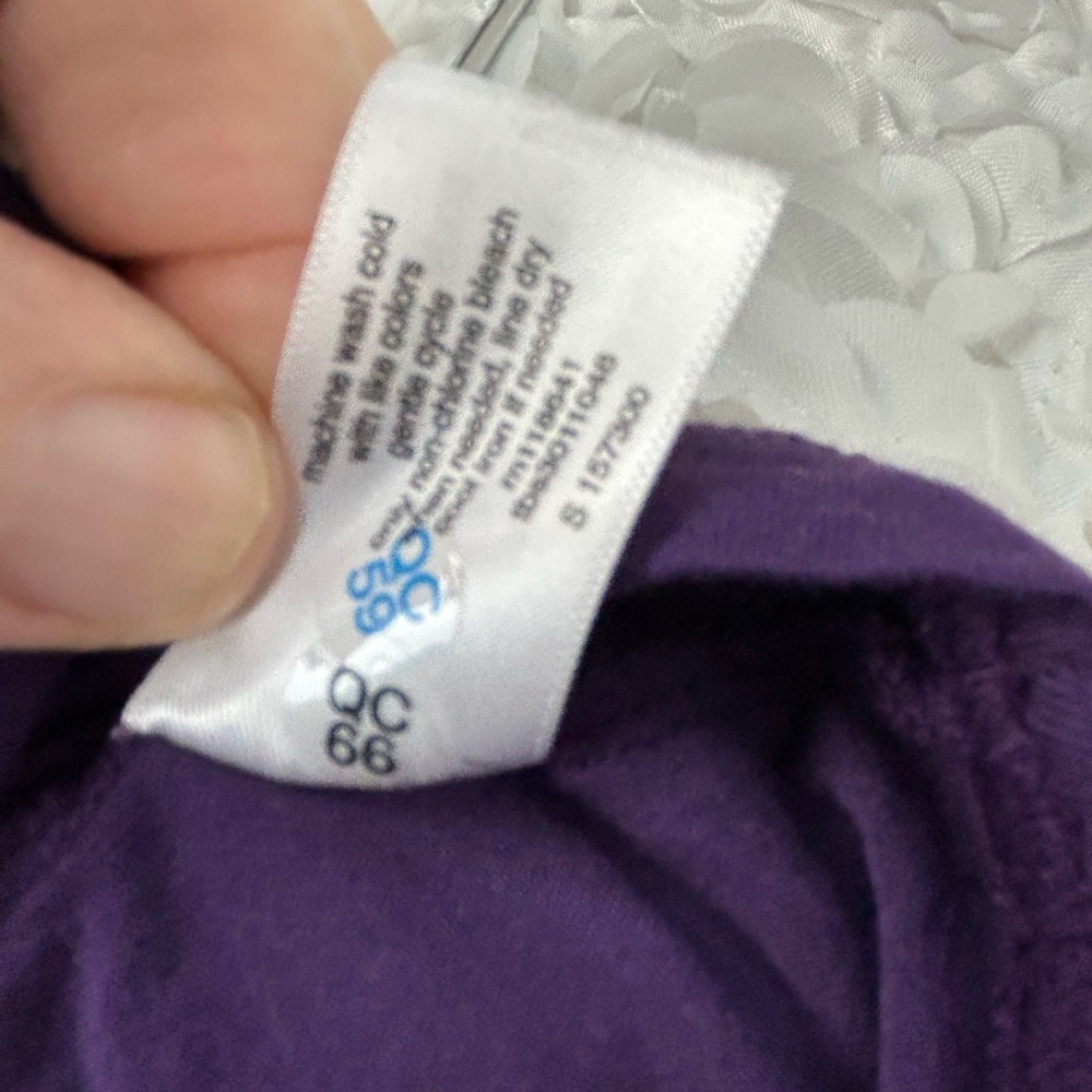 Lane Bryant Purple Chemise Tank‎ Top w/Lace 22/24 - Picture 7 of 7